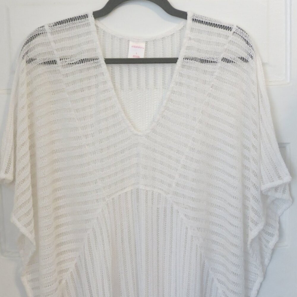 Lacy Cover Up, White Resort wear